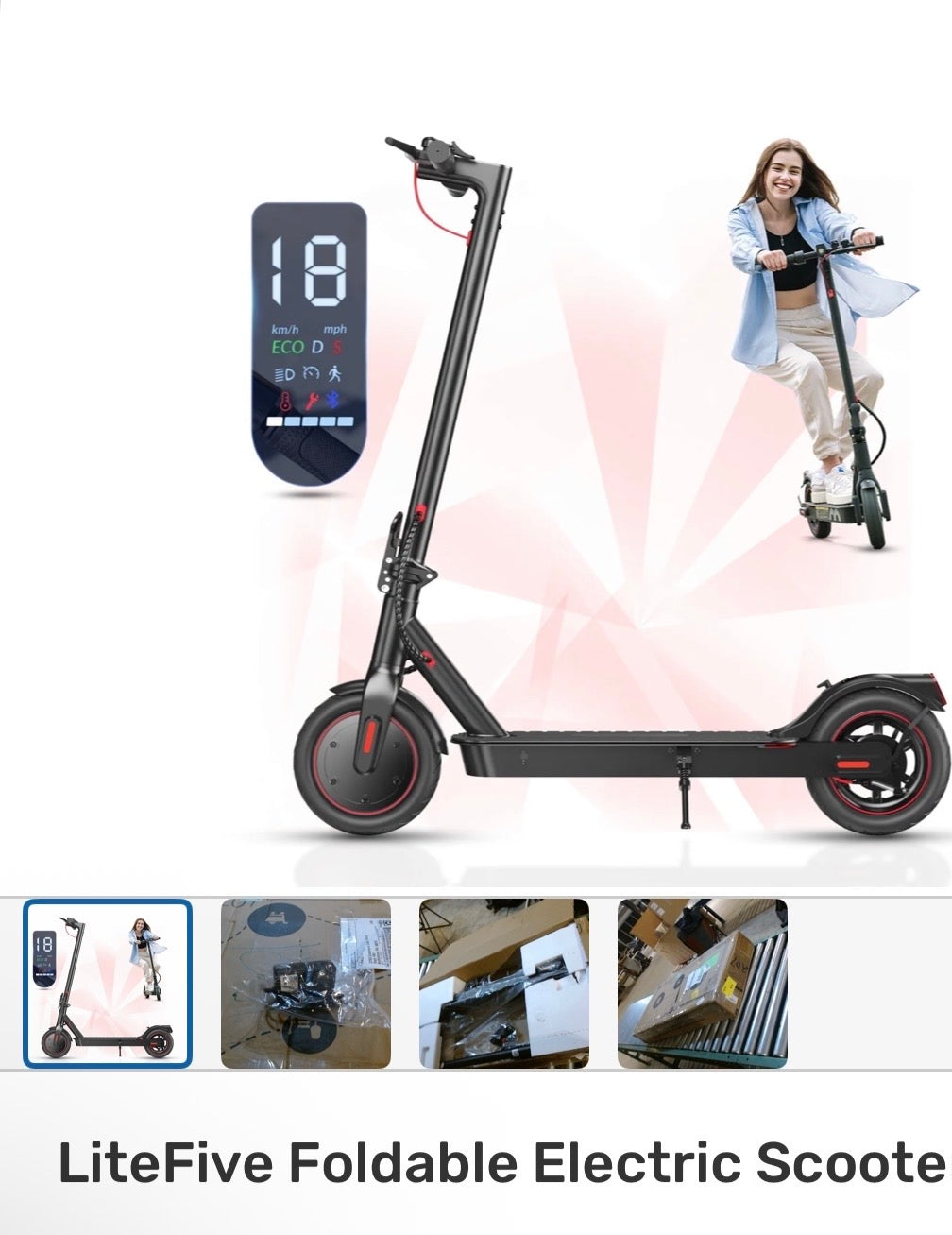 Lite Five Foldable Electric Scooter