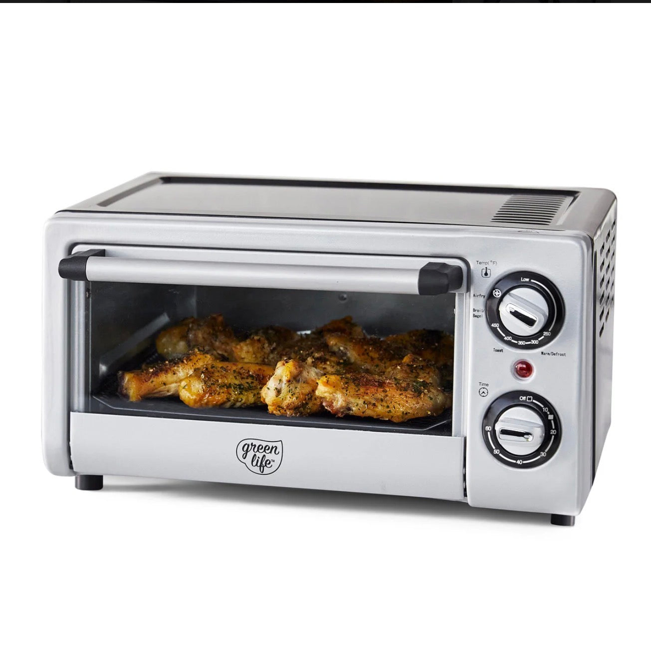 GreenLife Electric Toaster Oven with Timer