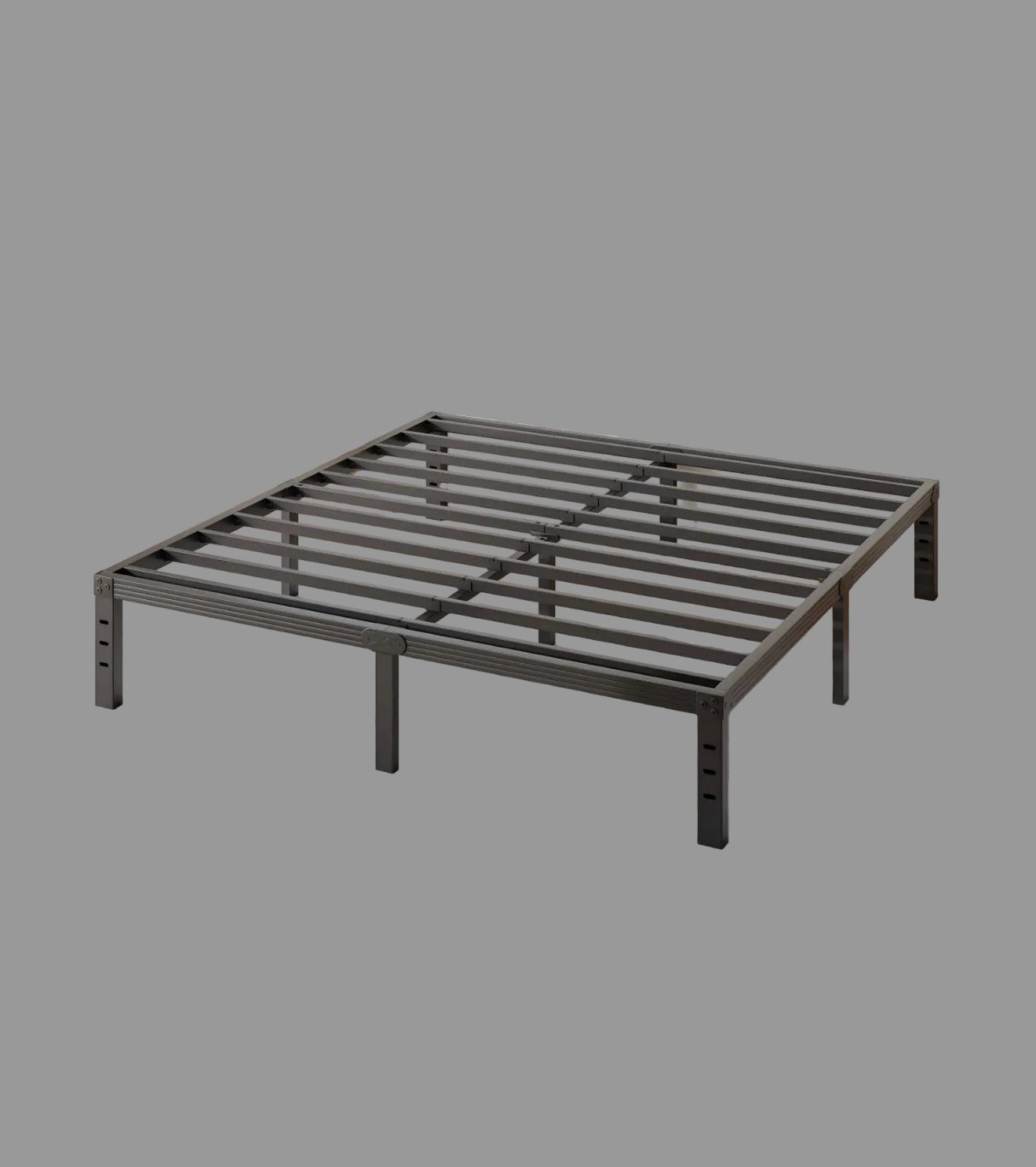 COMASACH Metal Platform Bed Frame - Size: Queen